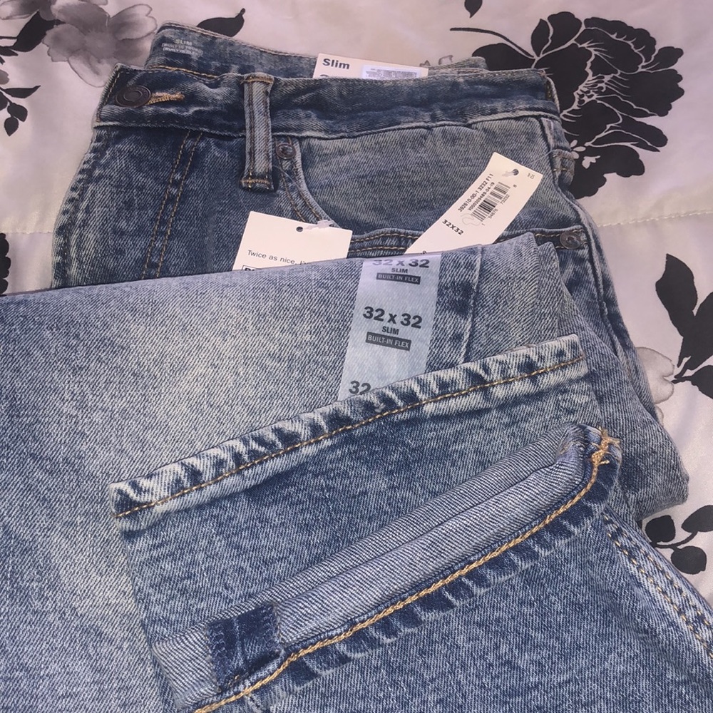 Old navy distressed skinny jeans 32x32 - Picture 4 of 14
